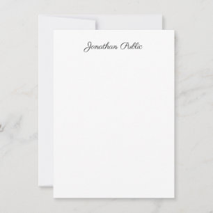 Plantilla moderna de script de caligrafía creativa