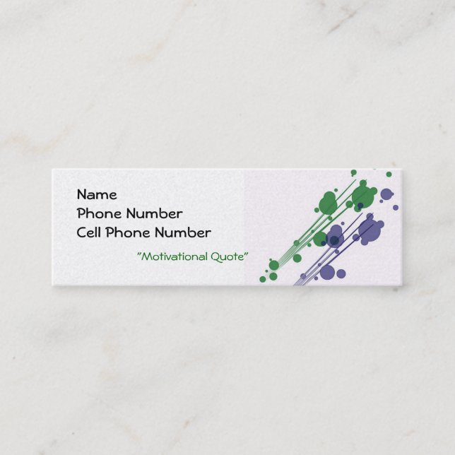 Plantilla moderna de tarjeta de perfil de diseño (Anverso)