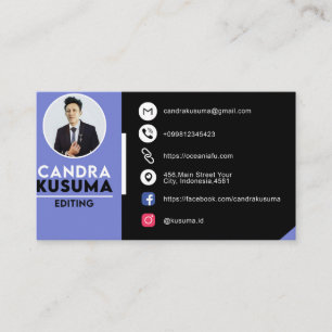 Plantilla moderna de tarjeta de visita