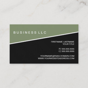 Plantilla moderna de tarjeta de visita de Pinstrip