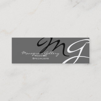 Plantilla moderna de tarjetas de empresa de monogr
