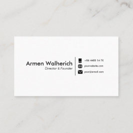 Plantilla moderna de tarjetas Minimalistas para em