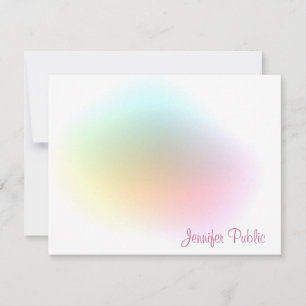 Plantilla moderna en color Guión manuscrito superi