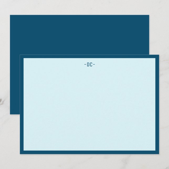 Plantilla moderna minimalista con borde (Anverso / Reverso)