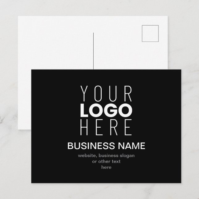 Plantilla moderna simple para el logotipo de su em (Anverso / Reverso)