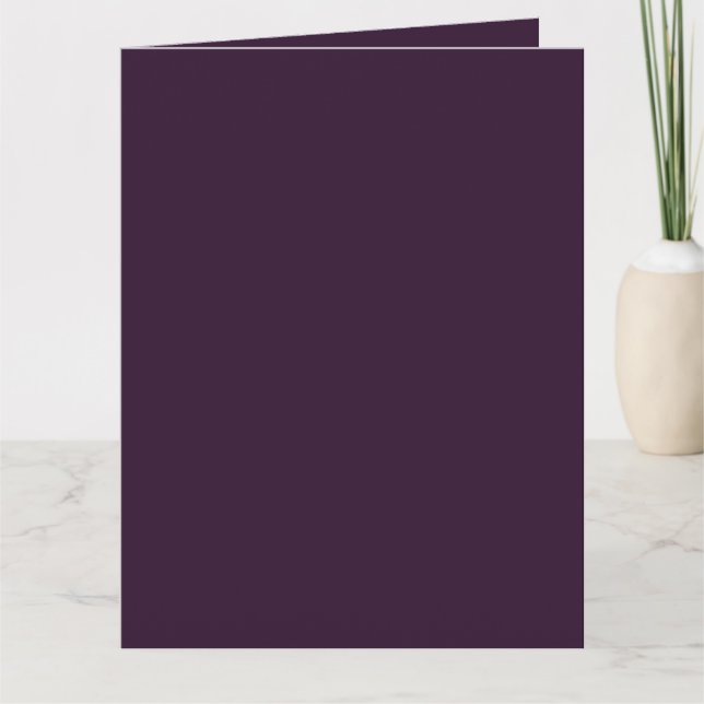 Plantilla monocroma PURPLE PLUM PRESUPUESTARIO (Anverso)