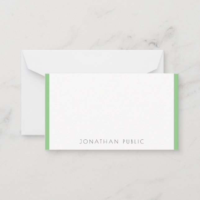 Plantilla Monogramada Clásica Moderna Simple (Anverso)
