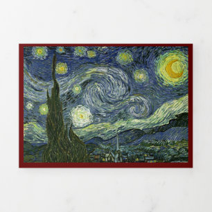 Plantilla nocturna Van Gogh Starry