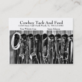 Plantilla occidental de la tarjeta de visita de la