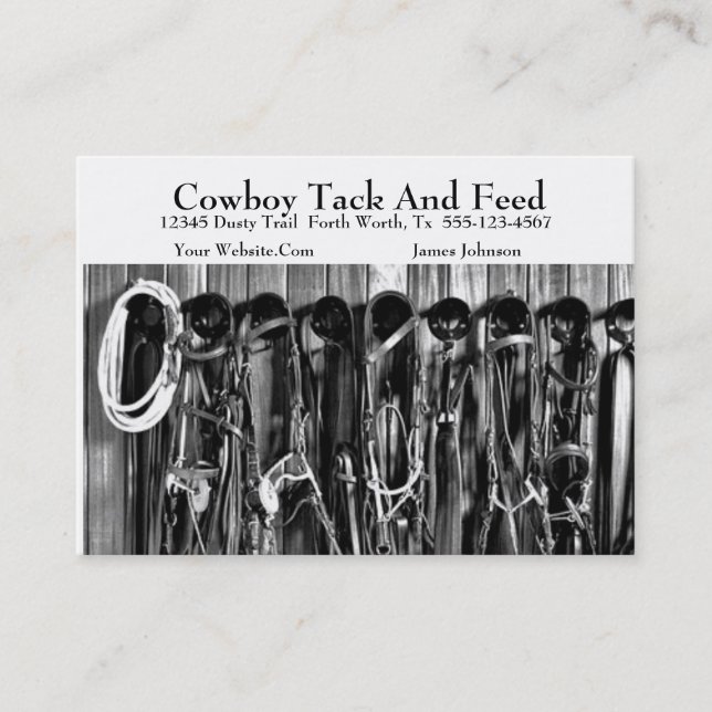 Plantilla occidental de la tarjeta de visita de la (Anverso)