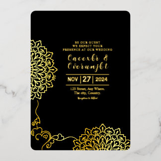 Plantilla para el diseño de tarjeta de invitación