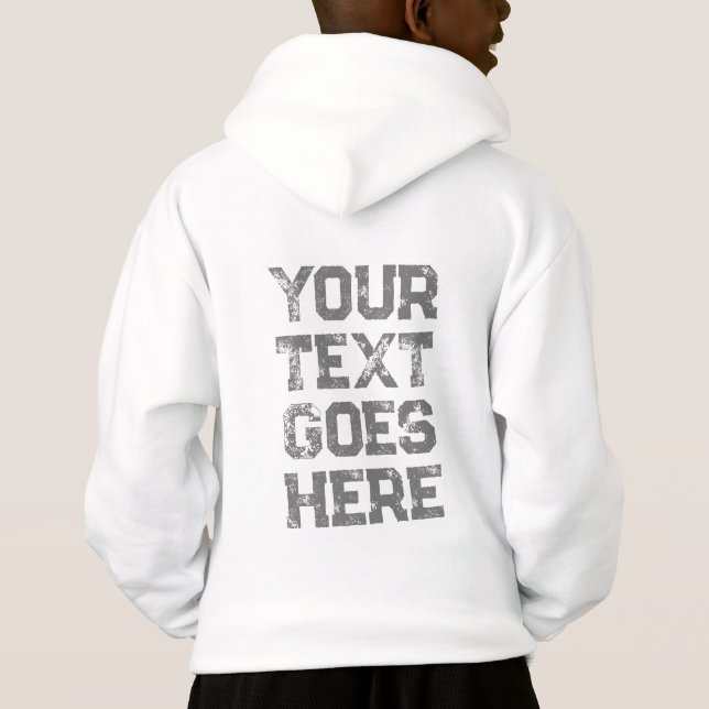 Plantilla personalizable para niños chicos moderna (Reverso)