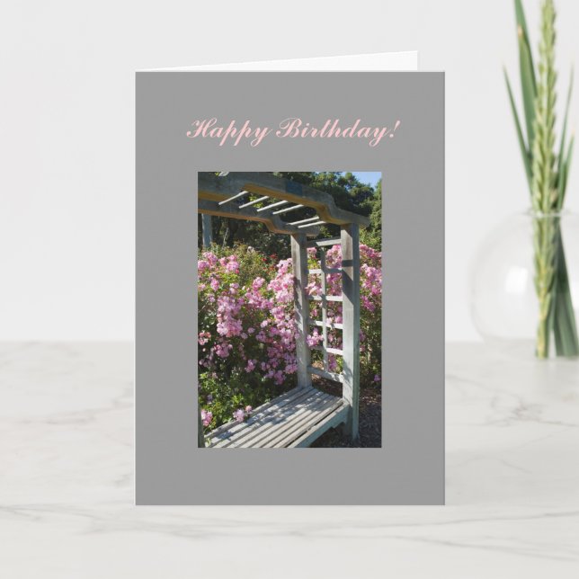 Plantilla personalizada de arboreto de flores (Anverso)