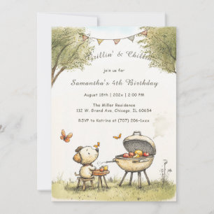 Plantilla personalizada de cumpleaños de BBQ para