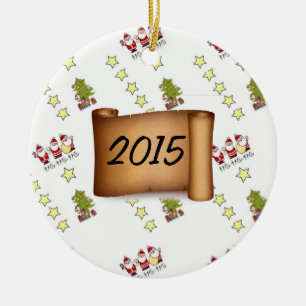 Plantilla personalizada de ornamento de Navidad fo