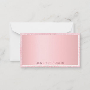 Plantilla personalizada elegante con brillo de oro