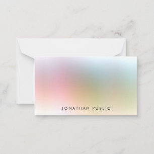 Plantilla personalizado moderna de color elegante 