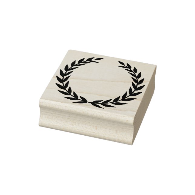 plantilla ponga su nombre sello de arte de guirnal (Sello)