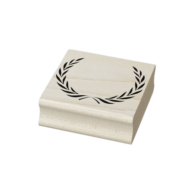 plantilla ponga su nombre sello de arte de guirnal (Sello)