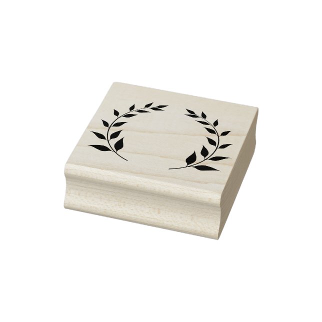 plantilla ponga su nombre sello de arte de guirnal (Sello)