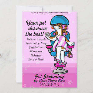 Plantilla promocional de Dog Grooming