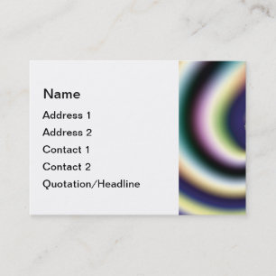 Plantilla psicodélica de la tarjeta de visita del