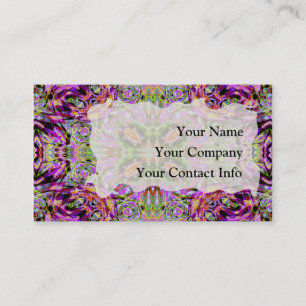 Plantilla púrpura de la tarjeta de visita del