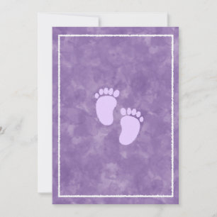 Plantilla rectangular para baby shower de acuarela