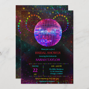 Plantilla Retro Disco Bridal Shower