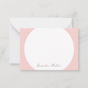 Plantilla Rubor moderna de escritura rosa blanca e