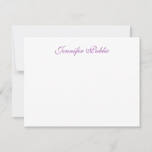 Plantilla sencilla de nombres de script manuscrito