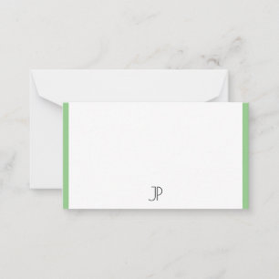 Plantilla sencilla monogramada moderna