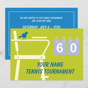 Plantilla simple de la invitación del torneo de