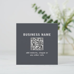 Plantilla simple para su código QR Gris oscuro