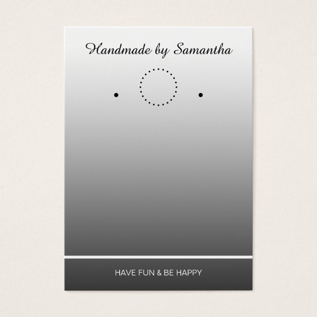 Plantilla simple para una pantalla de ganancias -  (Frente)