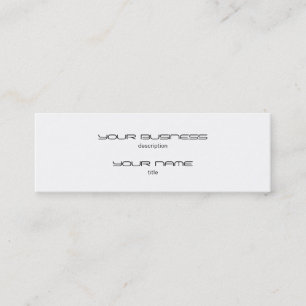 Plantilla Skinny de tarjetas de visita Premium Hea