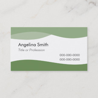 Plantilla Tarjeta de visita ondas de agua E1G