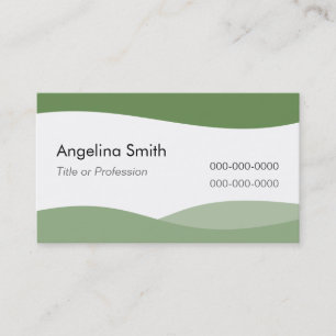 Plantilla Tarjeta de visita ondas de agua E1G