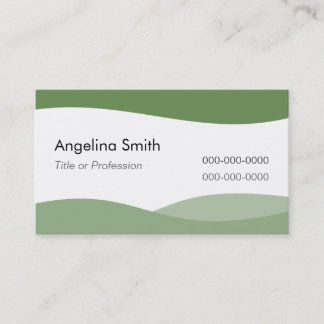 Plantilla Tarjeta de visita ondas de agua E1G