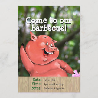 Plantilla tonta del personalizado de la barbacoa