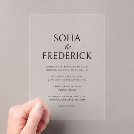 Plantilla Transparente de Letra Moderna y Elegante