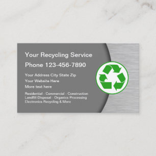 Plantilla única en línea para reciclar tarjetas 