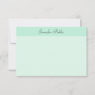 Plantilla Verde Mint Guión Elegante Escrito A Mano