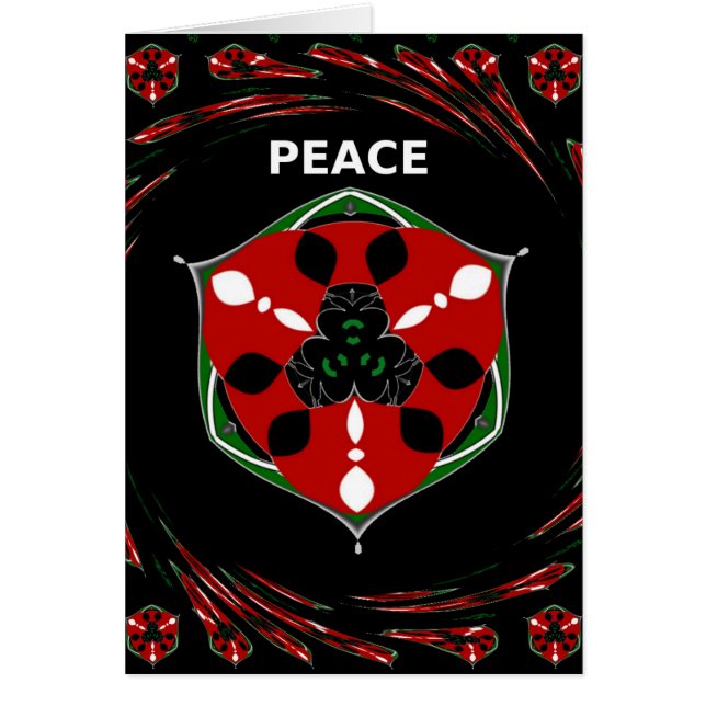 Plantilla vertical de tarjeta de felicitación (Frente)