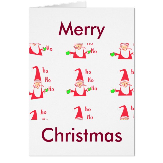 Plantilla vertical de tarjeta de felicitación (Frente)