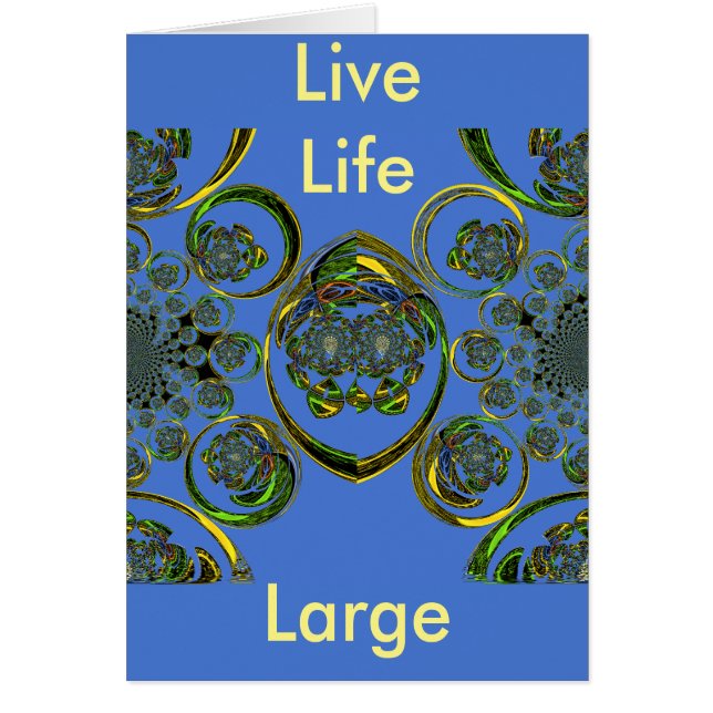 Plantilla vertical de tarjeta de felicitación (Frente)