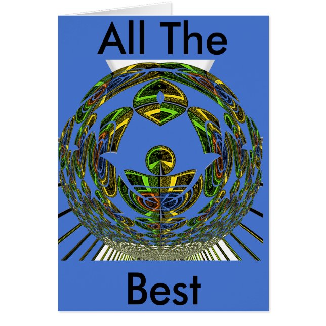 Plantilla vertical de tarjeta de felicitación (Frente)