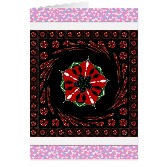 Plantilla vertical de tarjeta de felicitación (Frente)