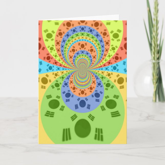 Plantilla vertical de tarjeta de felicitación (Anverso)