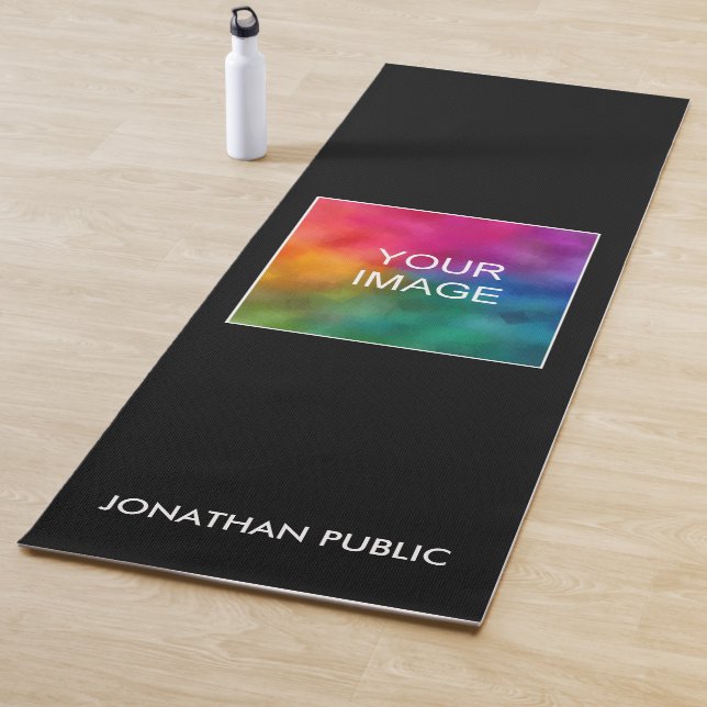Plantilla Yoga Mats Fitness Name Add Your Image (In situ)